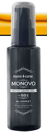 【レビュー】オトコを上げる!MONOVOヘアトニックグロウジェル|和漢成分×ジェル浸透で育毛・発毛促進