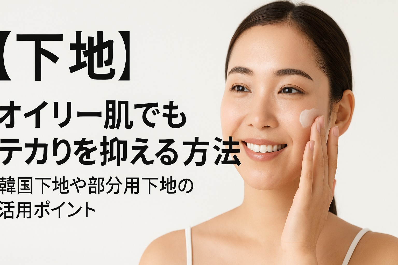 【下地】オイリー肌でもテカりを抑える方法｜韓国下地や部分用下地の活用ポイント